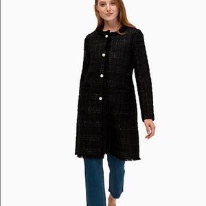 NWT Kate Spade Tweed Coat